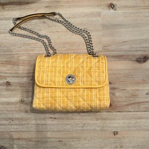 Kate Spade Small Mango Yellow Flap Bag